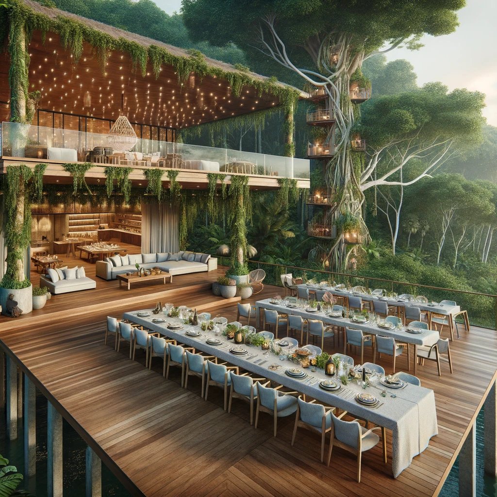 Tulum quintana roo treehouse "Dining and Entertainment"